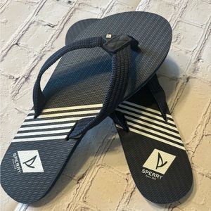 Sperry Women's Navy Calypso Thong Flip Flops